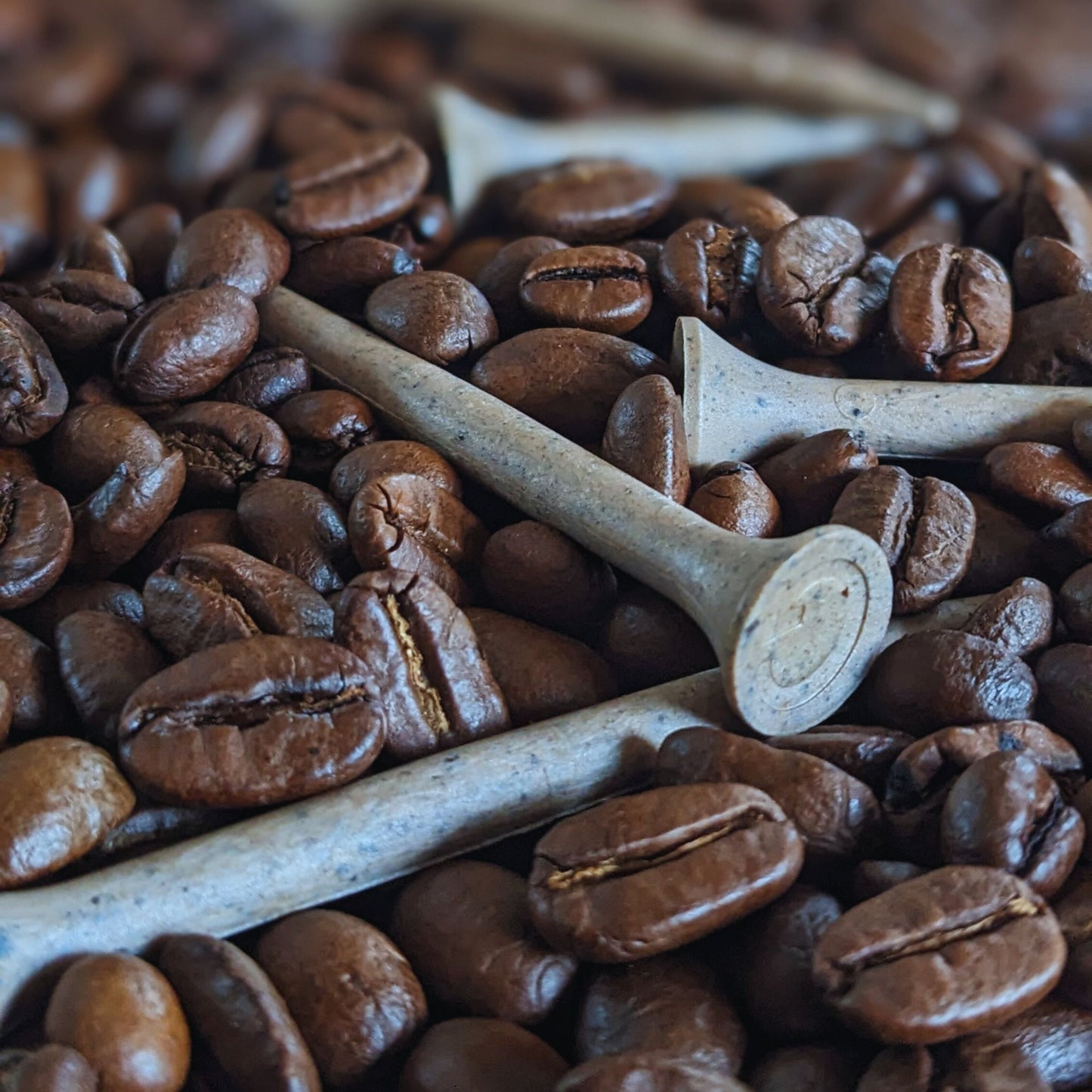 TRIPLE PACK - Coffee Golf Tees 70mm - Tees Details