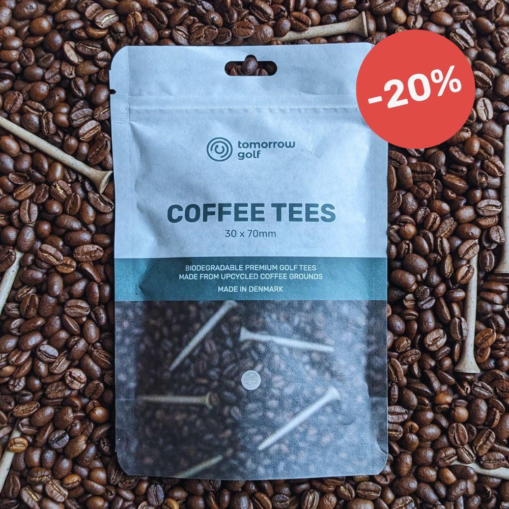 Coffee Golf Tees 70mm - 30 Stück
